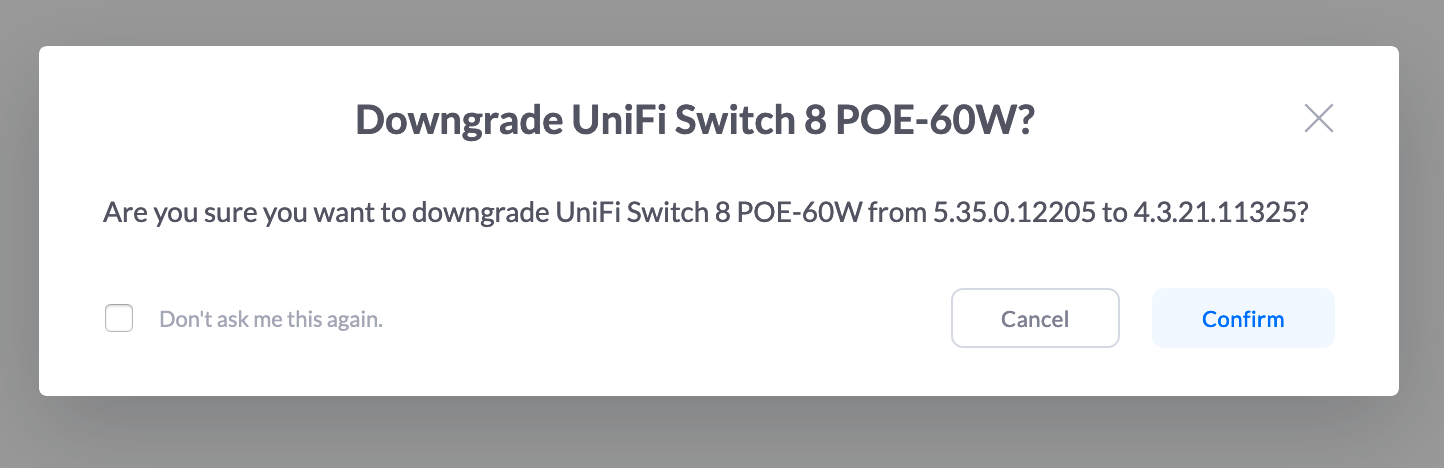Ubiquiti Unifi US-8-60W 5.1 firmware update