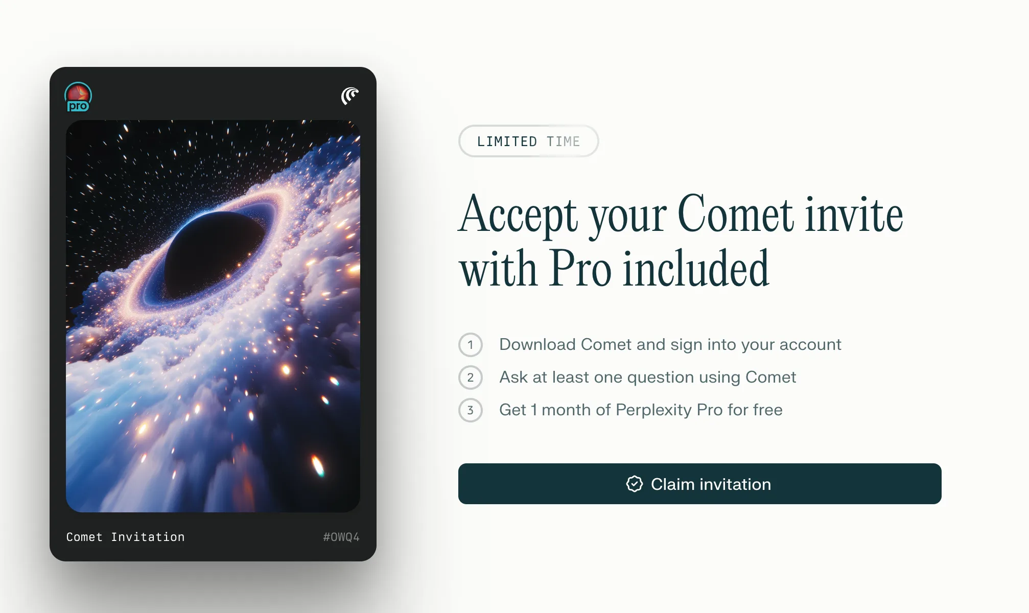 Comet az AI böngésző, ingyen 1 hónap Perplexity Pro