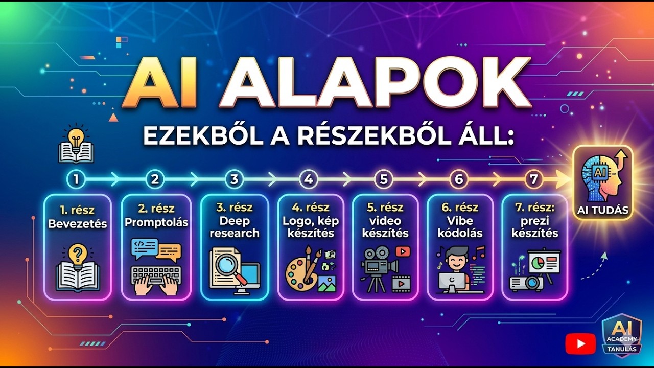AI alapok — 7 részes videosorozat kezdőknek