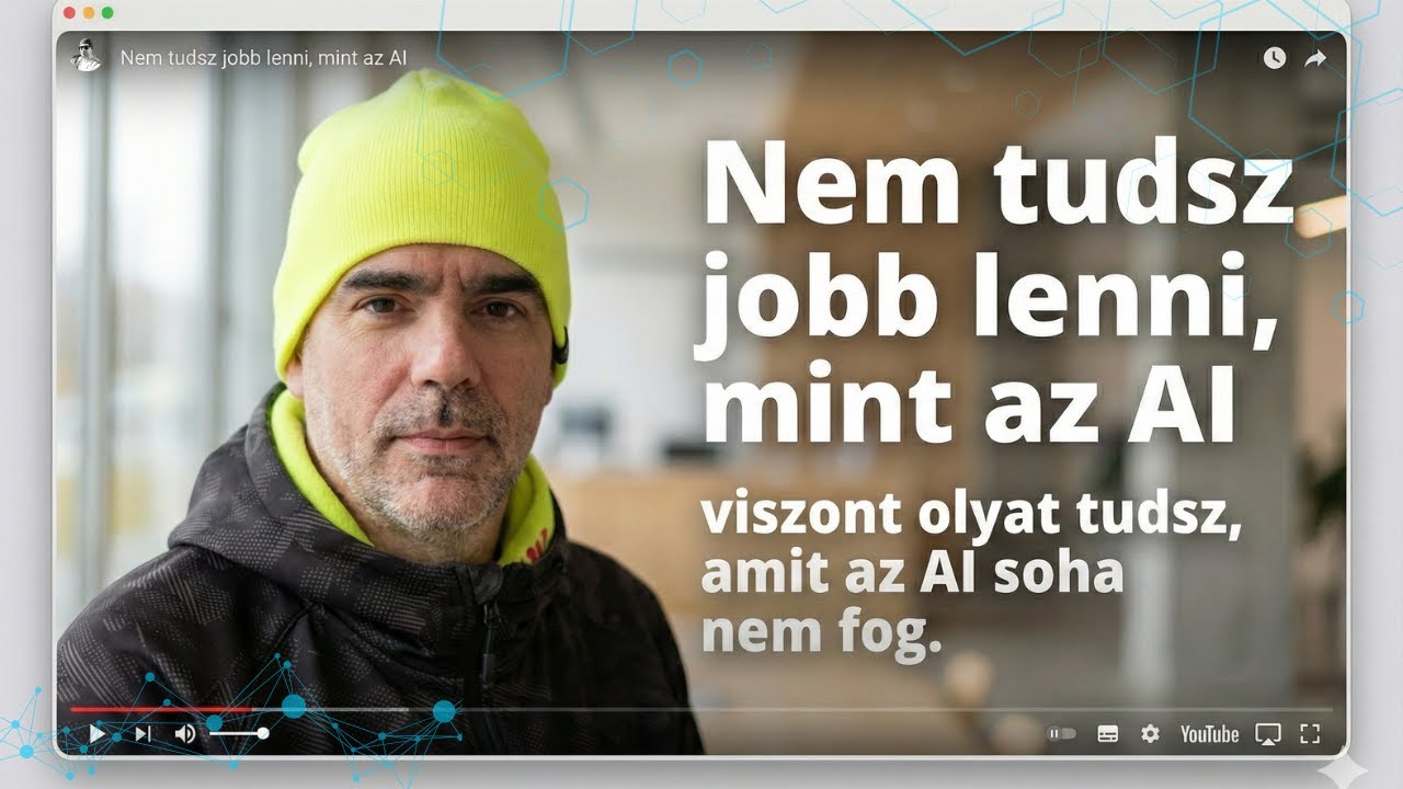 Nem tudsz jobb lenni, mint az AI — de olyat tudsz, amit ő soha